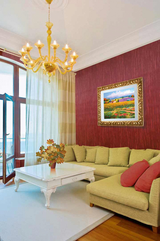 Обои в интерьере артикул Папирус Бордо, Gold, Cosca Обои в интерьере артикул Папирус Бордо, Gold, Cosca